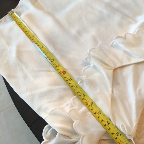 Zimmermann Silk Embroidered edged Scallop Ruffle V-Neck spaghetti strap camisole - Picture 9 of 9